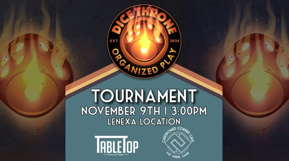 Dice Throne Tournament on November 9