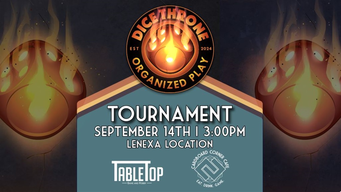 Dice Throne Tournament on September 14
