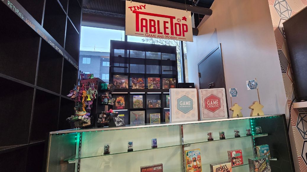 Tiny TableTop display inside Lenexa Public Market