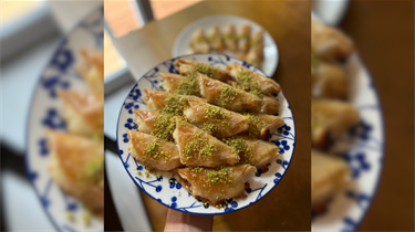 Cream-filled Baklava from KC Doner