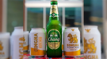Thai beer options from Saap Saap Noodles
