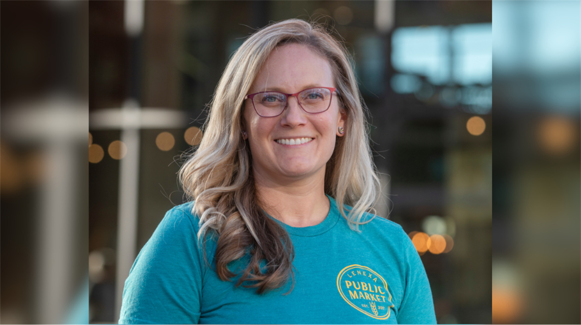 Lenexa Public Market Manager Tessa Adcock